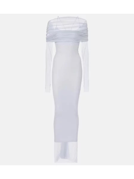 Maksi obleka Christopher Esber iz tila modra