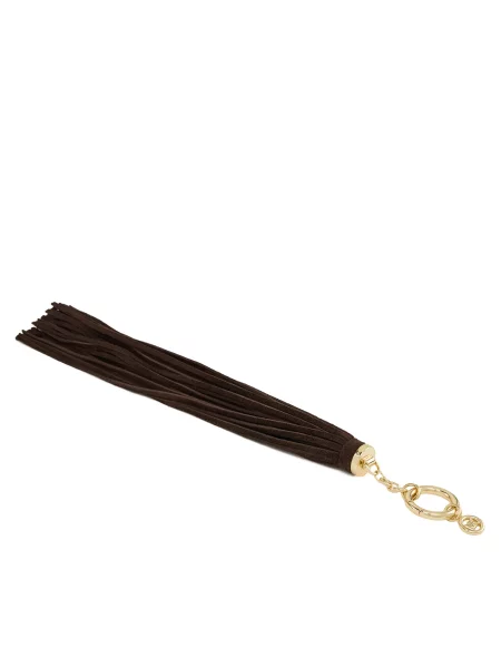 MICHAEL Michael Kors Kulcstartó Tassel Charm Sötétbarna