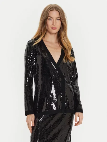 TWINSET Піджак Straight Fit чорний