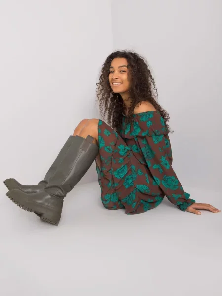 Rochie Italy Moda de costum maro