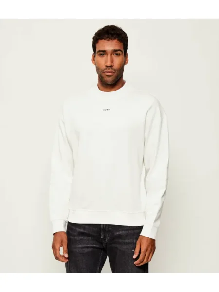 HUGO Hanorac Dapocrew | Relaxed fit alb