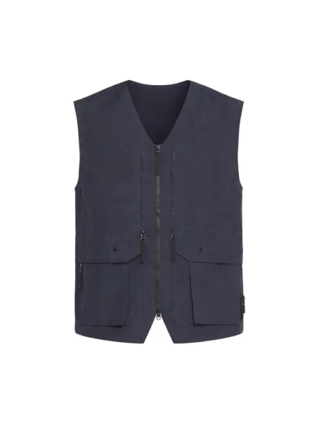 Kamizelka Stone Island z kamieniami niebieska