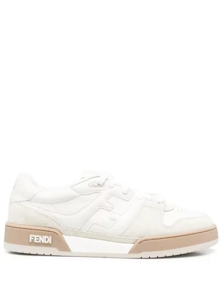 Sneakerși Fendi alb