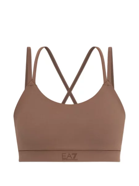 Sutien sport Ea7 Emporio Armani maro