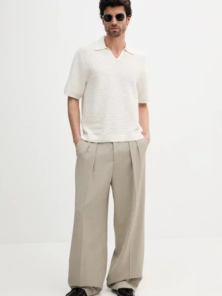Polo Calvin Klein beżowe