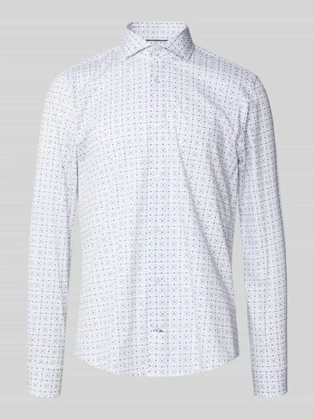 Koszula biznesowa o kroju slim fit z listwą guzikową model ‘Pares’ Joop! Collection biała