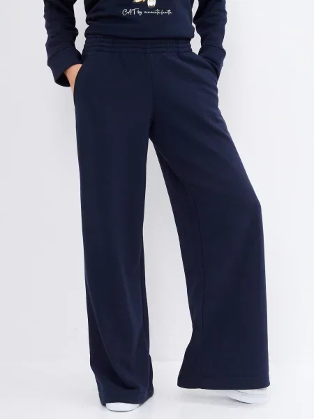 Cat e Lolette Nohavice Palazzo Trousers námornícka modrá