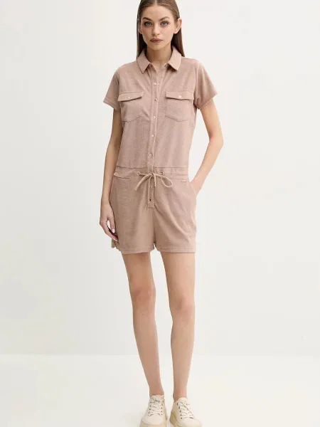 Комбінезон Melissa Odabash з коміром Cheryl коричневий