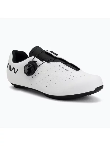 Încălțăminte de șosea pentru bărbați Northwave Sonic Plus white/black alb