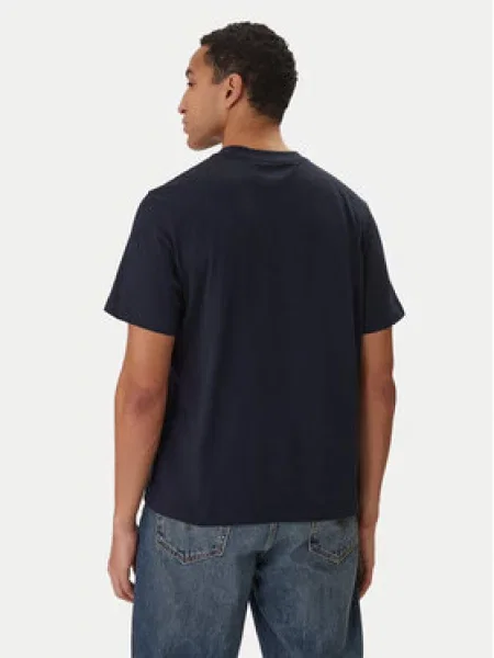 Calvin Klein Jeans Majica Hero Monologo Mornarsko Regular Fit modra