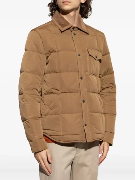 Geacă cu puf Moncler maro
