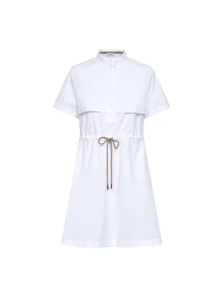 Sukienka koszulowa Burberry biała