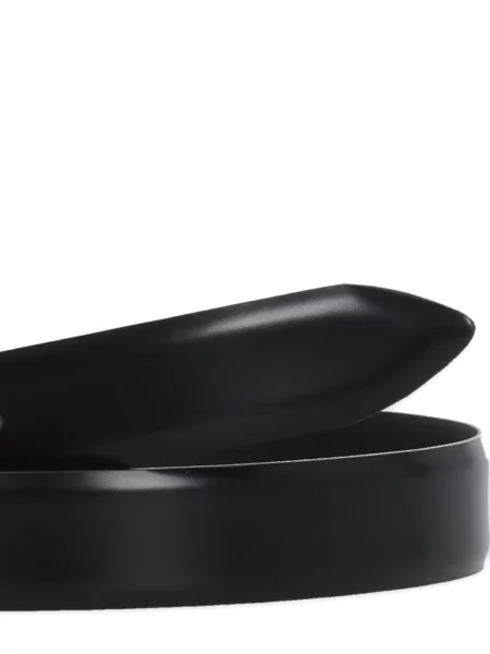 Cu centură curea Orciani din piele negru