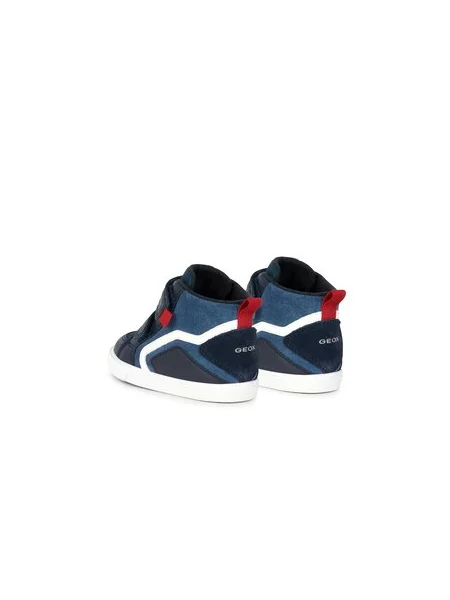Sneakersy Geox B Kilwi Boy M Tmavomodrá