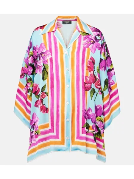 Cămașă Dolce&gabbana de mătase cu imagine