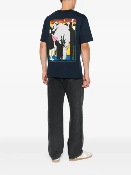 Tricou Kenzo cu imagine albastru