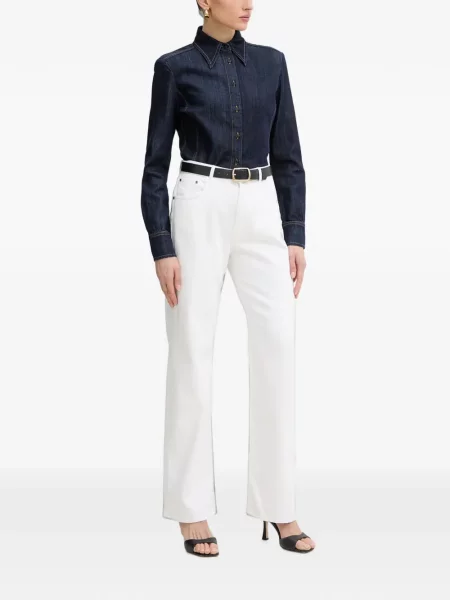 Blugi Trussardi cu autograf alb