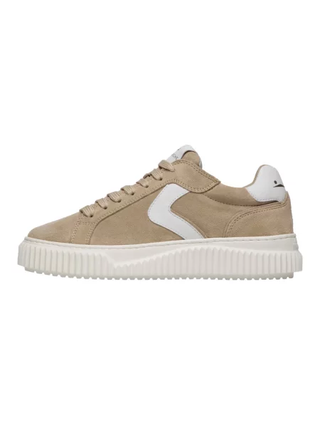 Voile Blanche Buty Kobieta Szary 37 EU Suede sneakers Lipari beżowe