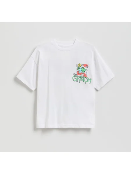 Reserved Grinch karácsonyi póló fehér