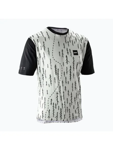 Велосипедна футболка Leatt MTB Trail trails white біла