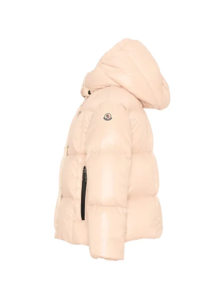 Kurtka puchowa dziecięca Moncler Enfant różowa