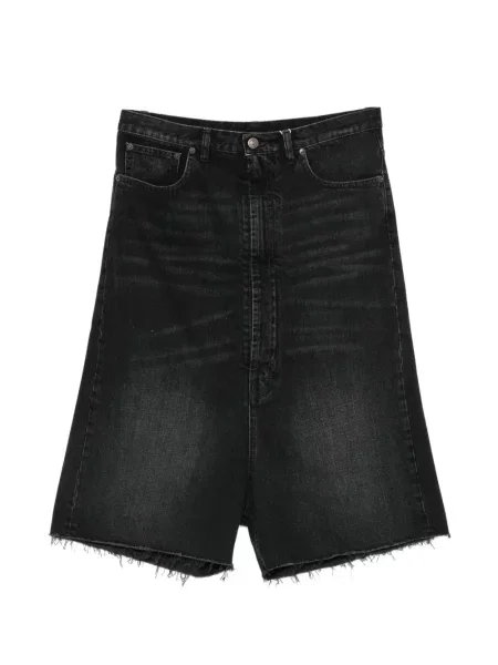 Pantaloni scurți din denim Maison Margiela negru