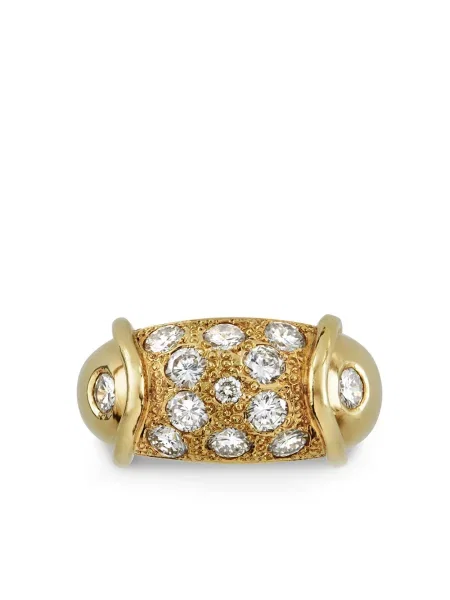 Retro diamant prsten Pragnell Vintage žlutý