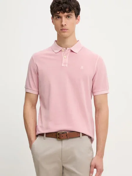 Tricou polo Marc O'polo roz