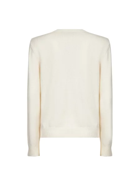 Sweter Mc2 Saint Barth z kaszmiru beżowy
