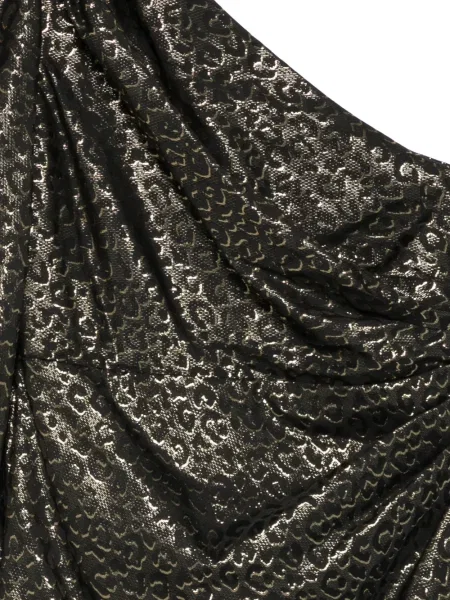 Rochie mini Lauren Ralph Lauren cu un umăr gol de costum negru