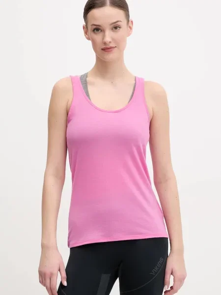 Top Icebreaker z merino vlny růžový