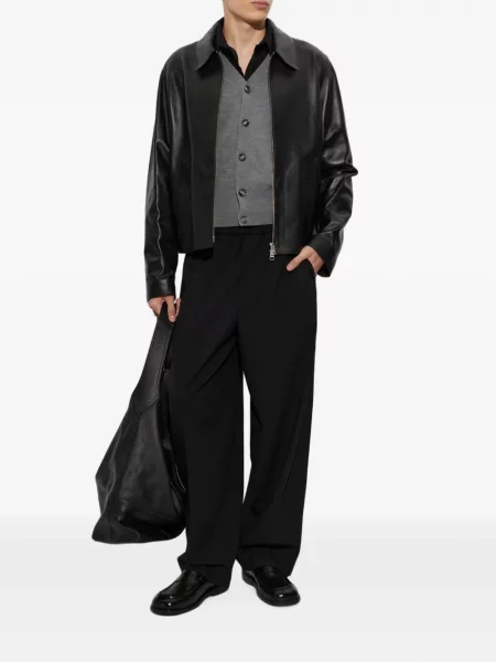 Geanta de piele Ami Paris negru