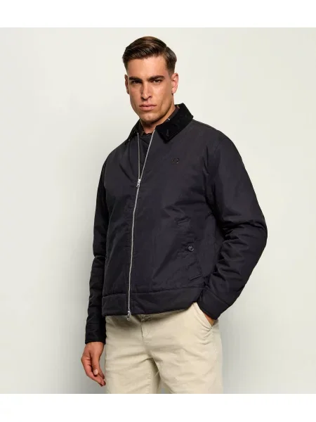 Fred Perry Geacă | catifea reiată negru