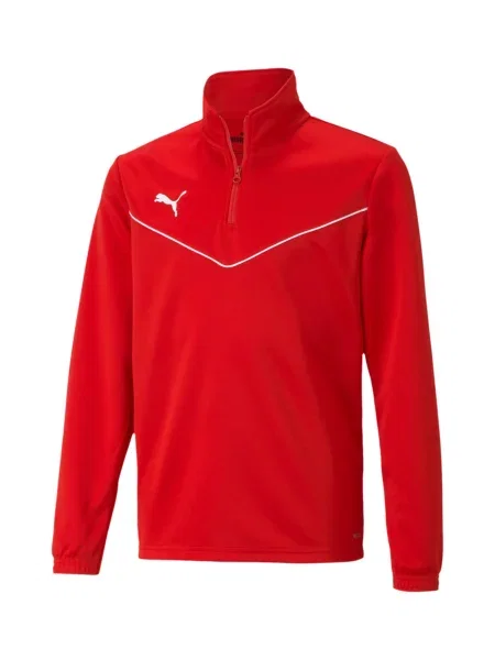 PUMA Hanorac sport TeamRise roșu alb