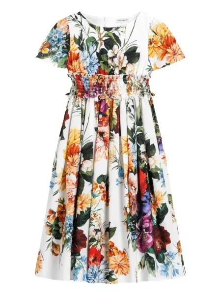 Sukienka dziecięca Dolce And Gabbana biała
