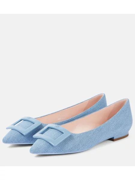 Baleríny Roger Vivier modrá
