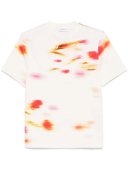 Tricou Ferragamo cu model floral cu imagine