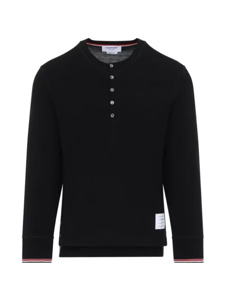 Lung tricou Thom Browne negru