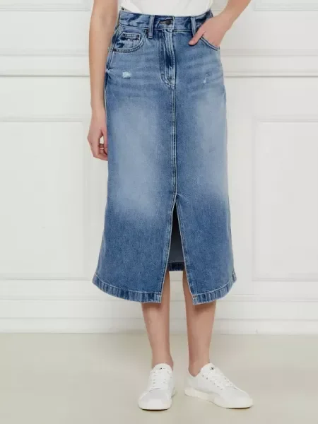Tommy Jeans Farmer szoknya CLAIRE kék