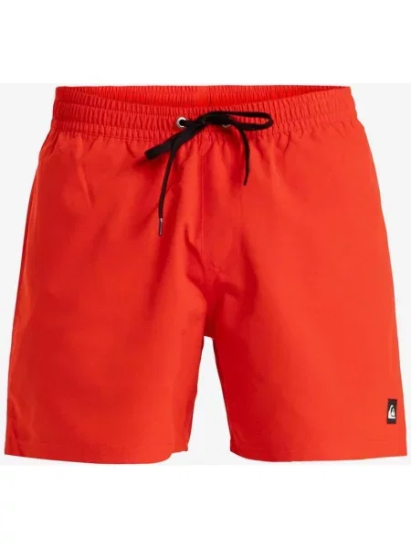 Kąpielówki Quiksilver Everyday Solid Volley 15 intensywny M czerwony