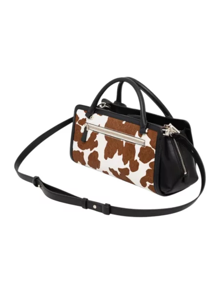 Guess torebka crossbody zamszowa AUDREY brązowa