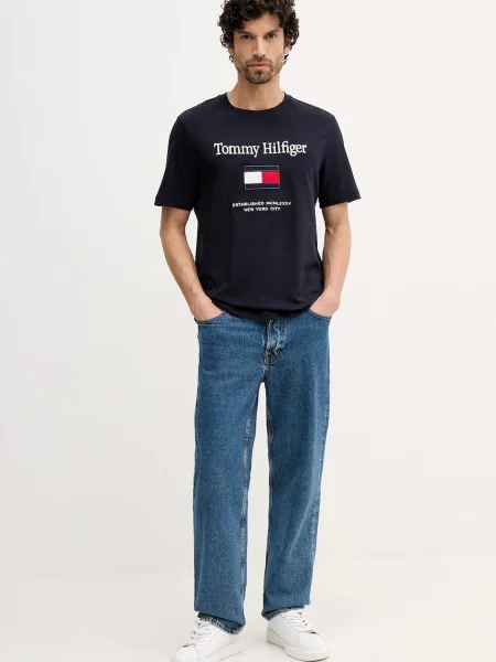 Tommy Hilfiger kratka majica modra