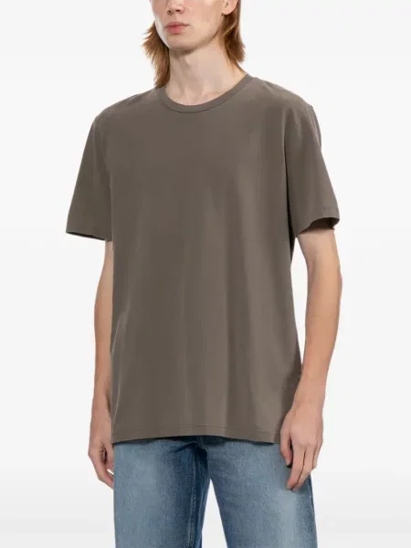 Tricou A.p.c. cu decolteu rotund gri