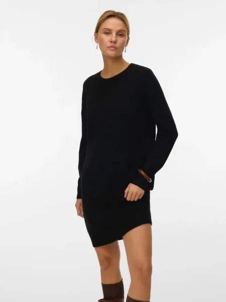 VERO MODA Rochie tricotat VMBOOM' negru