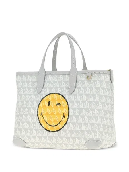 Графичен чанта Anya Hindmarch сиво