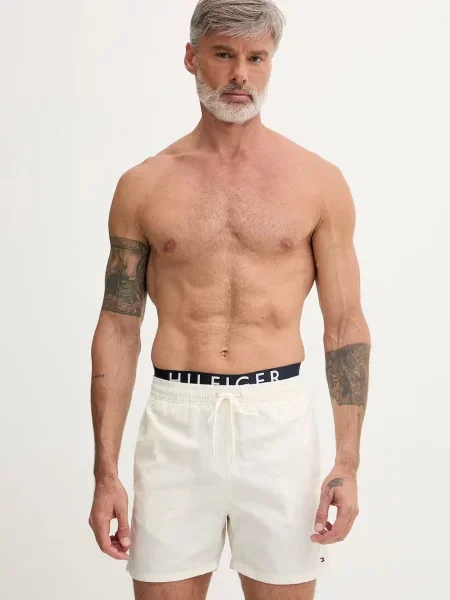 Tommy Hilfiger σορτς μαγιό ανδρικά μπεζ