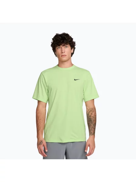 Tricou pentru bărbați Nike Hyverse Dri-Fit GFX light liquid lime/black negru