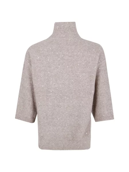 Top Seventy cu paiete maro