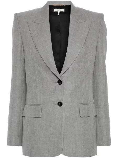 Sacou Chloé de lână gri