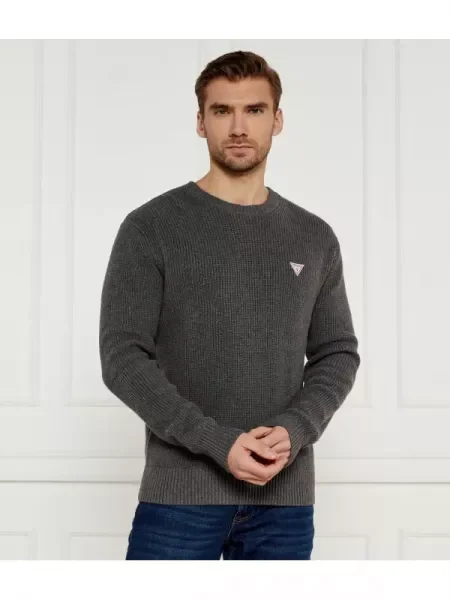 Guess Jeans Pulover | Regular Fit gri